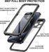 Waterproof Case for 15 Pro Max - Shockproof IP68 Full-Body Sturdy Case with Built-in Screen Protector, Durable