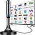 DTVSUBS 2026 Digital TV Antenna for Smart TV Indoor, 360 Long Range Reception