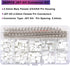 Taiss 560PCS 2.54mm JST-XH Connector Kit 2.54mm 2/3/4/5/6 Pin Housing Female and Male Adapter Cable Connector Plug,JST Connector Female Pin Head Connector Adapter Plug