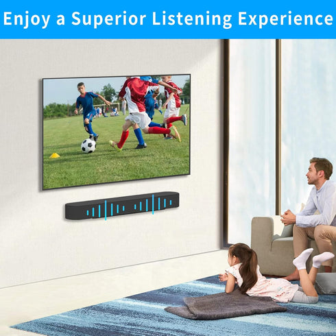 Soundbar Mount for Sonos Beam, Wall Mount Bracket Compatible with Sonos Beam Sound Bar, Black