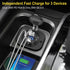 USB C Car Charger Socket, 12V USB Outlet 2 Pack, Aluminum Metal 78W Dual USB-C PD 30W and 18W QC3.0