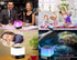 Night Lights Bluetooth Speaker, Alarm Clock Touch Sensor Bedside Lamp, Dimmable Multi-Color Changing, Wireless Speaker