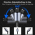 Retractable Car Charger 4 in 1 Fast Charge USB C Adapter with Retractable Cord 100W for iPhone 15 Pro Max Plus