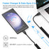 USB to USB C Cable for Samsung Galaxy A15 5G, S24 Ultra, A55, A14, iPhone 15 Pro Max, Google Pixel, 3FT