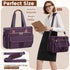 15.6 inch RAINSMORE Teacher Tote Bag Laptop Bag for Women Work Bags Nurse Bag Lightweight Laptop Tote Computer