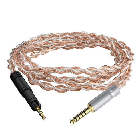 Geekria Apollo Silver-Plated 4.4mm to 2.5mm Audio Cable, Compatible with Sennheiser Headphones
