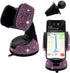 Bling Car Phone Holder, 360 Degree Adjustable Crystal Auto Dashboard Air Vent Mount, Universal for Windshield and