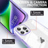 iPhone XR Case, Clear Anti-Scratch Reinforced Corner Protective Phone Case, Hard PC+Soft TPU Shell 3in1 Slim Flexible