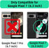 VANAVAGY Compatible for Google Pixel 7 Wallet Case,RFID Block Flip Leather Phone Cover with Wrist Supports Wireless Charging with Credit Card Holder and Glass Screen Protector,Forest Green