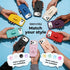 Mnyatr 360 17/16/15/14/13/12 Magnetic Silicone Ring Grip Phone Holder for MagSafe, Rotating Finger Loop, Magnetic Phone