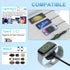 4 in 2 iWatch Charger Cable for Apple Watch/iPhone/Airpods, 3M Multi Charging Cable Travel Watch Charger Cord
