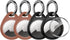 UNBREAKcable Apple AirTag Holder - 4 Pack, Waterproof TPU Shell Protective Case with Metal Keychain, Easy to Install,
