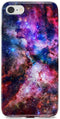 Case for iPhone SE 3/2 (2022/2020 Edition) Slim TPU Flexible Soft Silicone Protective Cover, Outer Space Nebula Design