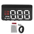 OBD2 HUD Head Up Display, Car HUD Speedometer Display Windshield Projector Multifunction Gauge Alarm Fatigue Driving Reminder