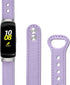 FitTurn Leather Quick Release Watch Band Strap Compatible with Samsung Galaxy Fit SM-R370 Fitness Tracker for Women Men