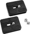 2 Pack 50mm Quick Release Plate with 1/4 "-20 Camera Screw, Tripod Mount Plate Fits Arca Swiss Standard