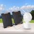 FlexSolar 2 Packs Mini USB Solar Panel Small 5V 6W Solar Chargers for Camera, Water Pump, Small Fan, Bicycle, Power
