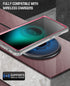 Poetic Guardian Series Case for Samsung Galaxy Note 20, Full-Body Hybrid Shockproof Bumper Cover, Pink/Clear