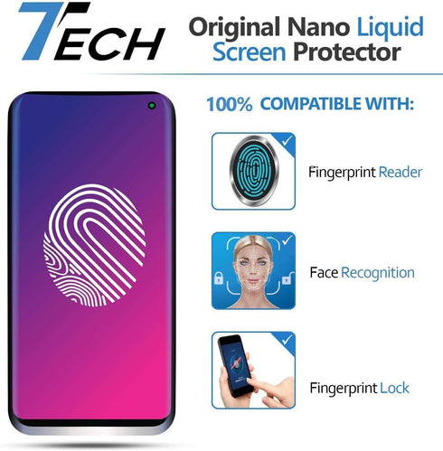 7TECH Phone Scratch Remover & Cracked Repair Liquid Glass Screen Protector - Universal Nano Protection for All Phones,