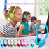 10 Pack 3.5mm (10 Headphones for Kids School Classroom Bulk Multi Colored,Wired Adjustable Student Headphones with Plug