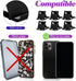 Kathfly 36 Pcs Cell Phone Stand Bulk Foldable Tablet Mobile Stand Adjustable Universal Multi Angle Pocket Phone Holder