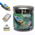100-Pack RJ45 Pass Through Connectors, Cat6 Cat6A Shielded Ends for 23AWG Solid Wire and Standard Cable