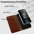 MONASAY Wallet Case for iPhone 12 Pro/iPhone 12 5G, Flip Folio Leather Cover with Credit Card Holder