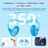 Open Ear Bluetooth Wireless Headphones with MIC for Children, Ultra-Light and Portable (Navy Blue)