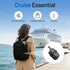 BEVA 4FT 2 3 (3.4A Travel Power Strip with USB C Ports, Extension Cord, Outlets, USB Ports, Cruise Ship Essentials