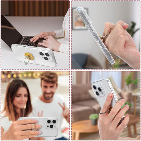 Teaaha 8 360 180 Pcs Cell Phone Ring Holder, Rotate and Adjustable Ring Holder for Phone Case, Rings Stand for Cell
