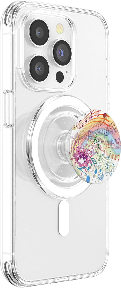 PopSockets PopGrip for MagSafe Cute Music Note Treble Clef Bass Vintage for Musicians
