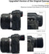 R8 JJC Camera Eyecup Eyepiece Viewfinder for Canon EOS & RP Mirrorless Camera with Extended Soft Silicone Design