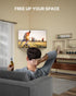 Full Motion TV Wall Mount Swivel Tilt for 26-60 Inch TVs and Monitors up to 70lbs, Single Stud Corner Outdoor Wall