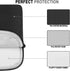 15.6 Inch Laptop Sleeve Case, Water Resistant Shockproof Protective Cover with Handle, Portable Carrying Bag Compatible