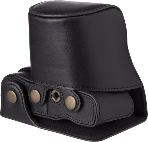 MegaGear Ever Ready Leather Camera Case Compatible with Olympus Pen E-PL10, E-PL9 (14-42mm)
