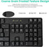 YORUNOHOSHI PS2 104 Wired Keys Computer Keyboard with Stands,Waterproof - US Layout Compatible for Windows, PC, Laptop