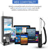 Universal Capacitive Touch Screen Stylus Pen with Spring Rope Fixing Base for Mobile Phone/Tablet