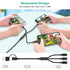 Multi Charging Cable 3Pack-6ft, Multi USB Cable Braided 6 in 1 Multiple Phone Charger Cable Universal USB A/C Charging