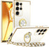 Miss Arts Luxury Bling Phone Case for Samsung Galaxy S22 Ultra, Ring Holder Stand, Cute Soft TPU Cover for Women Girls
