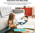 Kasa Smart 2K+ 2-Way KC410S Kasa Indoor Pan/Tilt Wired Security Camera - Works as a Baby Monitor & Pet Camera, Motion