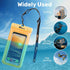 Waterproof Phone Case with Lanyard, Excellent Protection Floats in Water (Orange)