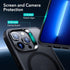 ESR Shockproof Case for iPhone 13 Pro Max, Compatible with MagSafe, Frosted Black, Military-Grade Protection