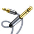 Highwings 1/4 to 1/8 Cable, Stereo Audio Cable 10FT, 6.35mm 1/4" Male to 3.5mm 1/8" Male TRS for Guitar, Home Theater,