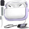 Valkit Clear Case for Airpods Pro 2nd/1st Generation, Soft Shockproof Cover with Lock & Cleaner Kit