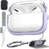 Valkit Clear Case for Airpods Pro 2nd/1st Generation, Soft Shockproof Cover with Lock & Cleaner Kit