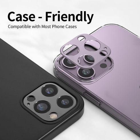 Camera Lens Protector for iPhone 14 Pro Max/iPhone 14 Pro, 2 Pack Matte Alloy Camera Cover Lens Shield, No Lens