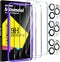 Milomdoi 3 Pack Screen Protector for Apple iPhone 11 Pro Max with Tempered Glass Camera Lens Protector, Ultra 9H