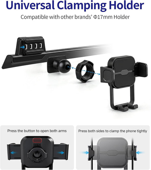 Masergogo 2022-2026, 14" 360 Car Phone Holder for Lexus NX/NX Hybrid Screen Fixed Clip, Auto Accessories Navigation