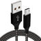 Micro USB Cable 6FT, Long Braided Fast Charging Sync Cord Compatible with Galaxy S7, S6 Edge, Kindle, Android