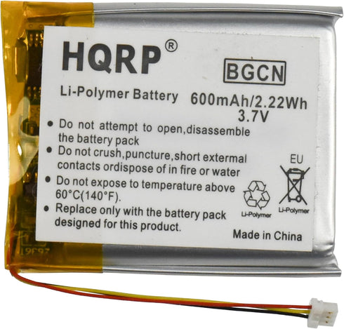 HQRP Battery Compatible with Dr. Dre Studio 2.0 Over-Ear Headphones, AEC643333 Wireless Studio2